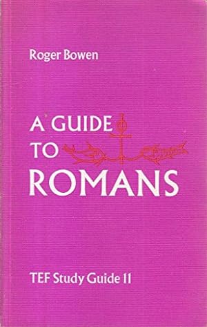 Bild des Verkufers fr A Guide to Romans (Theological Education Fund Guides) zum Verkauf von WeBuyBooks