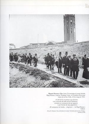Imagen del vendedor de LAMINA V16238: Homenaje al poeta Magi Morera i Galicia en la Seu Vella 12 mayo 1912 a la venta por EL BOLETIN