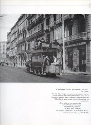 Imagen del vendedor de LAMINA V16252: Tranvia con imperial en Barcelona ao 1900 a la venta por EL BOLETIN