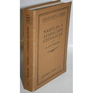 Seller image for MARFILES Y AZABACHES ESPAOLES for sale by Librera Salamb