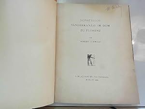 Bild des Verkufers fr Donatellos Sngerkanzel im Dom zu Florenz. 1909 zum Verkauf von JLG_livres anciens et modernes