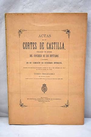 Actas de las Cortes de Castilla, tomo XXX