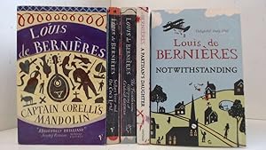 Seller image for Louis de Bernieres 5 Paperback Novels Includes Captain Corelli's Mandolin for sale by Goldstone Rare Books