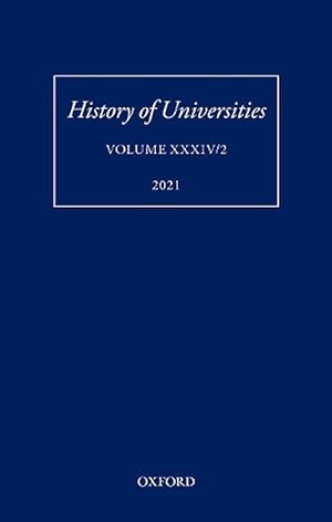 Seller image for History of Universities: Volume XXXIV/2 (Hardcover) for sale by Grand Eagle Retail