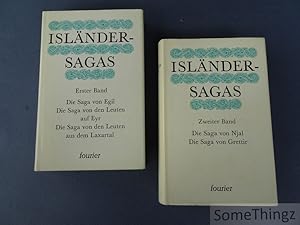 Immagine del venditore per Islnder Sagas. I und II. Erster Band: Die Saga von Egil, Die Saga von den Leuten auf Eyr, Die Saga von den Leuten aus dem Laxartal; Zweiter Band: Die Saga von Njal, Die Saga von Grettir venduto da SomeThingz. Books etcetera.