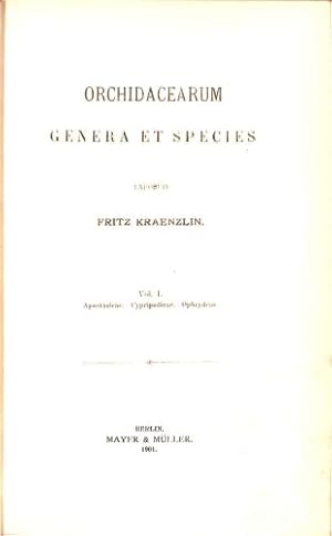 Bild des Verkufers fr Orchidacaerum Genera et Species Vol. I. zum Verkauf von WeBuyBooks