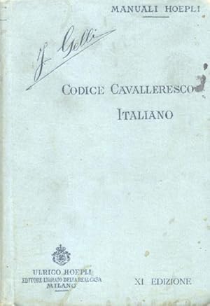 Bild des Verkufers fr CODICE CAVALLERESCO ITALIANO. zum Verkauf von studio bibliografico pera s.a.s.