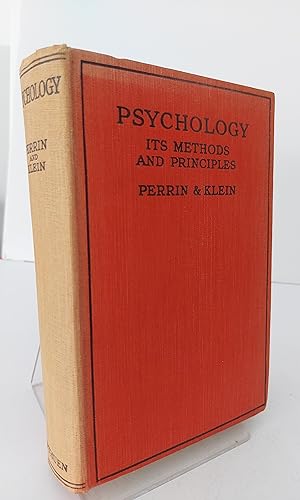 Seller image for Psychology Its' Methods and Principles for sale by Berkshire Rare Books