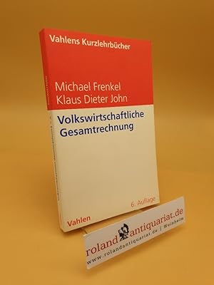 Seller image for Volkswirtschaftliche Gesamtrechnung ; WiSo-Kurzlehrbcher ; Reihe Volkswirtschaft for sale by Roland Antiquariat UG haftungsbeschrnkt