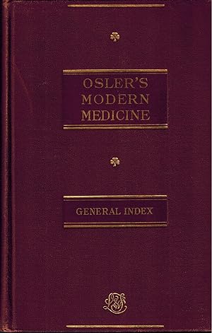 Image du vendeur pour Modern Medicine: Its Theory and Practice - General Index mis en vente par UHR Books