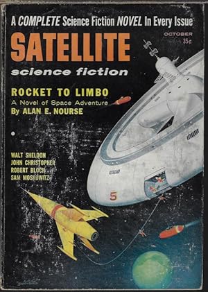 Bild des Verkufers fr SATELLITE Science Fiction: October, Oct. 1957 ("Rocket to Limbo") zum Verkauf von Books from the Crypt