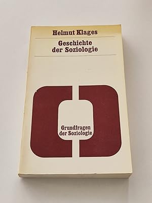 Bild des Verkufers fr Geschichte der Soziologie - Grundfragen der Soziologie Band 3 zum Verkauf von BcherBirne