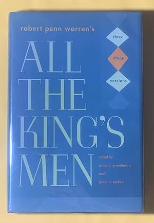 Image du vendeur pour Robert Penn Warren's "All the King's Men": Three Stage Versions mis en vente par Exchange Value Books