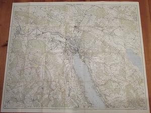 Topographischer Atlas der Schweiz. Zürich und Umgebung. Maßstab: 1 : 25 000.