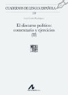 Seller image for El discurso poltico, II: Comentarios y ejercicios for sale by AG Library