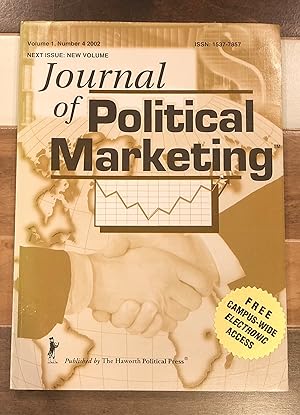 Seller image for Journal of Political Marketing: Volume 1, Number 4, 2002 for sale by Rosario Beach Rare Books