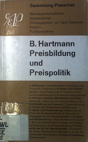 Seller image for Preisbildung und Preispolitik. Sammlung Poeschel P23 for sale by books4less (Versandantiquariat Petra Gros GmbH & Co. KG)