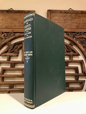 Imagen del vendedor de Journals of Forty-Niners Salt Lake to Los Angeles The Far West and Rockies Historical Series, 1820-1875 Volume II a la venta por Long Brothers Fine & Rare Books, ABAA