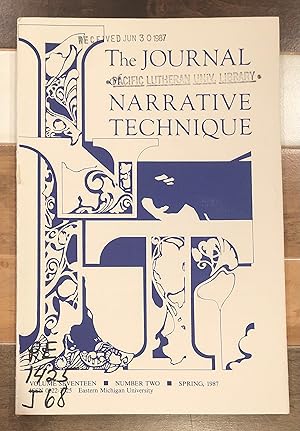 Seller image for The Journal of Narrative Technique: Volume 17, Number 2, Spring 1987 for sale by Rosario Beach Rare Books