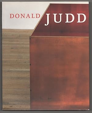 Imagen del vendedor de Donald Judd a la venta por Jeff Hirsch Books, ABAA