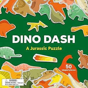 Bild des Verkufers fr Dino Dash: A Jurassic Puzzle zum Verkauf von moluna