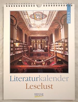 Literaturkalender Leselust 2013.