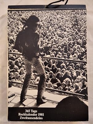 Seller image for 365 Tage Rockkalender 1981. for sale by KULTur-Antiquariat