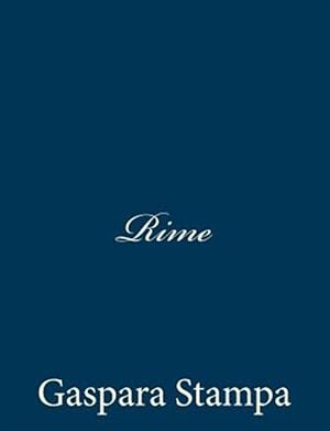 Imagen del vendedor de Rime -Language: italian a la venta por GreatBookPrices