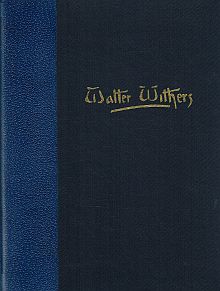 Bild des Verkufers fr WALTER WITHERS: THE FORGOTTEN MANUSCRIPTS. zum Verkauf von Sainsbury's Books Pty. Ltd.