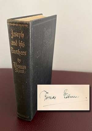 Book signed "Joseph and his Brothers"