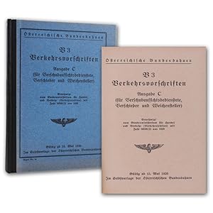 Image du vendeur pour V3 Verkehrsvorschriften. Ausgabe C (fr Verschubaufsichtsbedienstete, Verschieber und Weichensteller). Gltig ab 15. Mai 1930. mis en vente par Antiquariat Gerhard Gruber