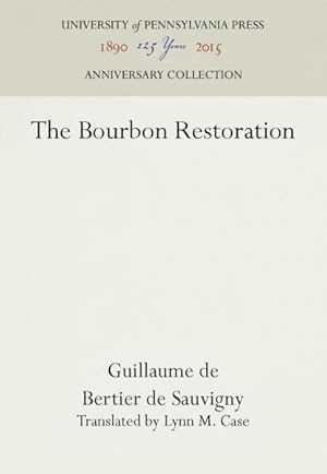 Seller image for Bourbon Restoration for sale by GreatBookPricesUK