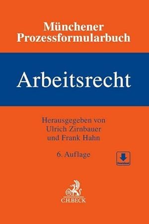 Immagine del venditore per Mnchener Prozessformularbuch Bd. 6: Arbeitsrecht venduto da BuchWeltWeit Ludwig Meier e.K.