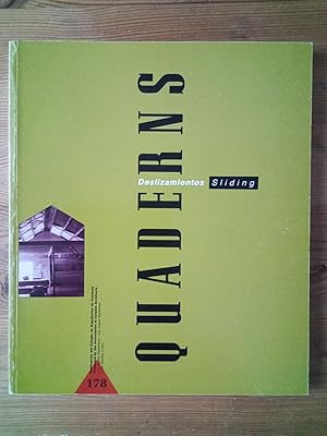 Seller image for Quaderns d'Arquitectura i Urbanisme 178, 1988. Deslizamientos - Sliding for sale by Vrtigo Libros