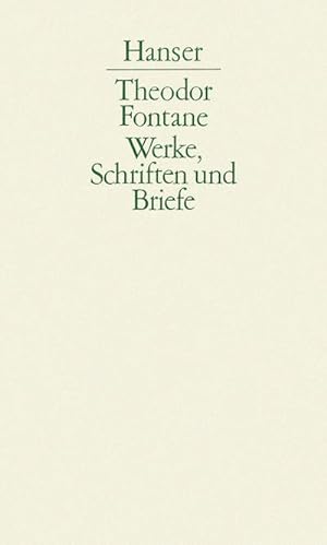 Immagine del venditore per Werke, Schriften und Briefe Wanderungen durch die Mark Brandenburg, 3 Bde. venduto da AHA-BUCH GmbH