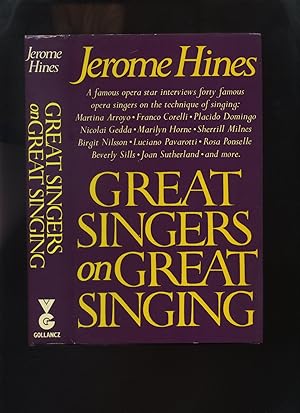 Immagine del venditore per Great Singers on Great Singing venduto da Roger Lucas Booksellers