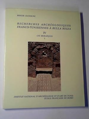 Imagen del vendedor de Recherches arch ologiques franco-tunisiennes  Bulla Regia: IV les mosa ques a la venta por Cotswold Internet Books
