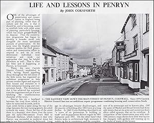 Seller image for Life and Lessons in Penryn. Several pictures and accompanying text, removed from an original issue of Country Life Magazine, 1979. for sale by Cosmo Books