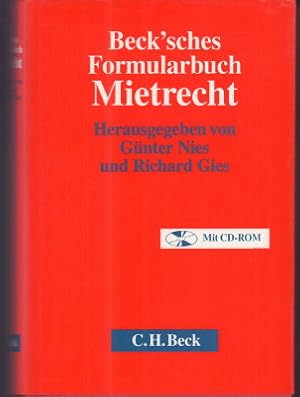 Seller image for Beck`sches Formularbuch Mietrecht. for sale by Antiquariat Jenischek