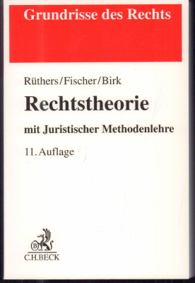 Seller image for Rechtstheorie und juristische Methodenlehre. for sale by Antiquariat Jenischek