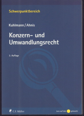 Seller image for Konzern- und Umwandlungsrecht. for sale by Antiquariat Jenischek