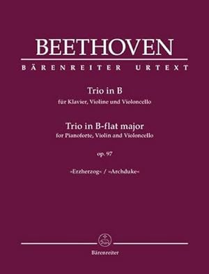Bild des Verkufers fr Trio fr Klavier, Violine und Violoncello B-Dur op. 97 : 'Erzherzog' zum Verkauf von AHA-BUCH GmbH
