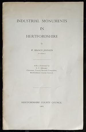 Image du vendeur pour Industrial Monuments In Hertfordshire mis en vente par Shore Books