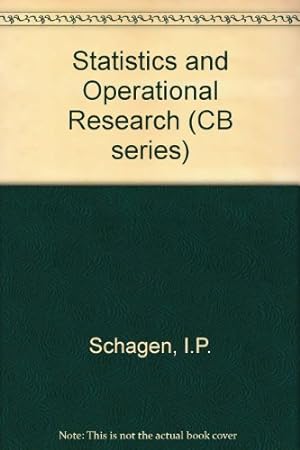 Imagen del vendedor de Statistics and Operational Research (CB series) a la venta por WeBuyBooks