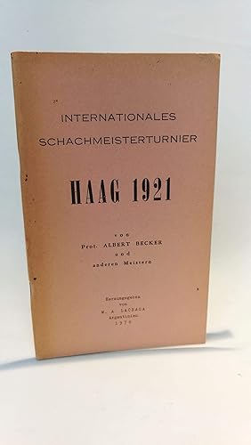 Internationales Schachmeisterturnier Haag 1921