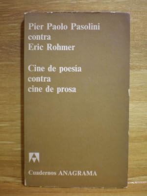 Bild des Verkufers fr Pier Paolo Pasolini contra Eric Rohmer - Cine de poesa contra cine de prosa zum Verkauf von Librera Antonio Azorn