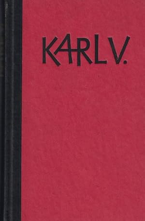 Bild des Verkufers fr Karl V. Roman. zum Verkauf von La Librera, Iberoamerikan. Buchhandlung