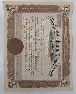 Alberta Petroleum stock certificate