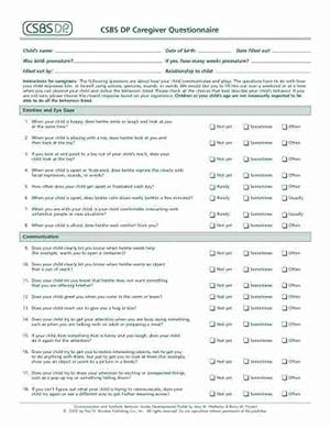 Image du vendeur pour CSBS DP Caregiver Questionnaires (Loose Leaf) mis en vente par Grand Eagle Retail