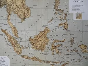 Indonesia Malaysia Philippines Sumatra Java Borneo Celebes 1873 Stemler map